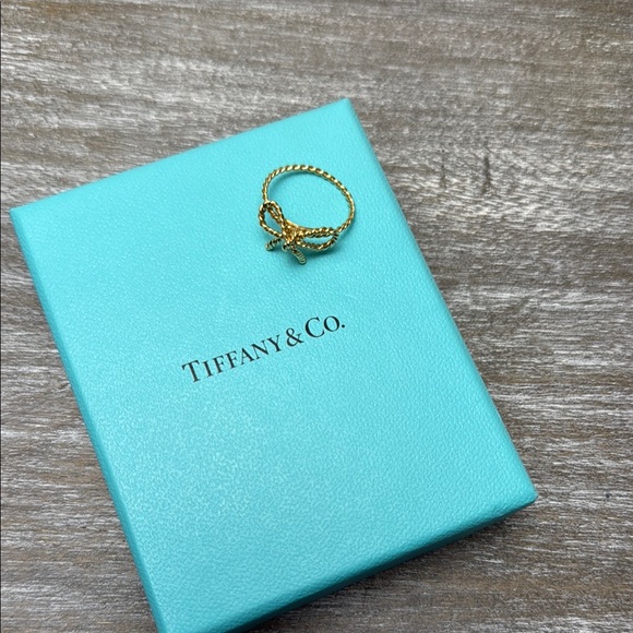 Tiffany & Co. Jewelry - Tiffany & Co. 18k Gold Bow Ring